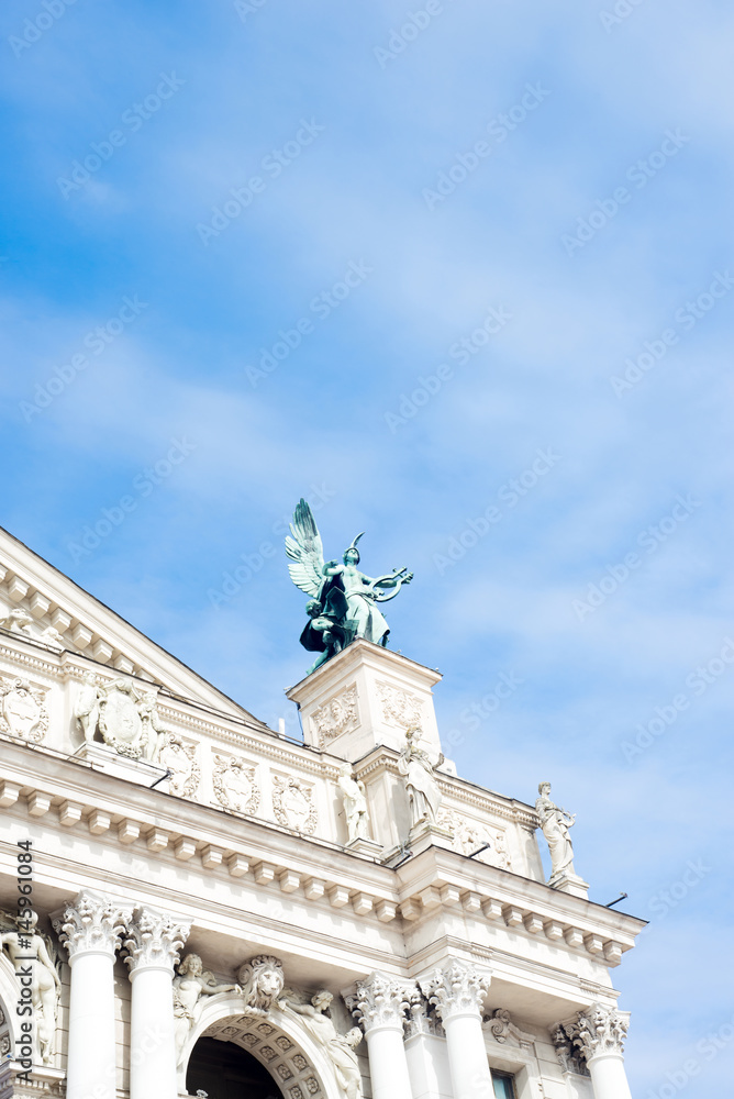 Sculptures on facade