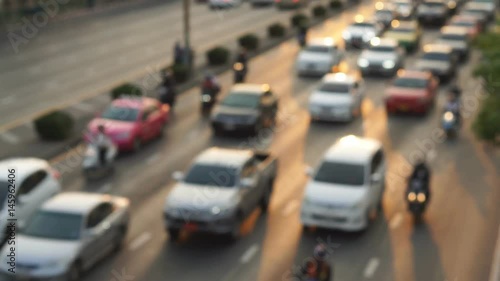 Wallpaper Mural Traffic jam on Bangkok street Torontodigital.ca