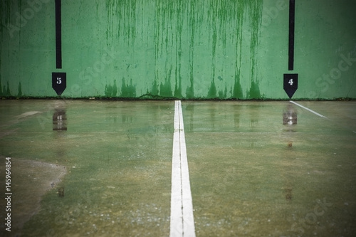 basque pelota fronton photo