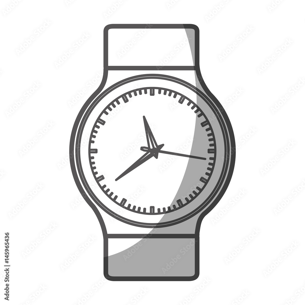 grayscale silhouette of male wristwatch vector illustration grayscale silhouette of male wristwatch vector illustration