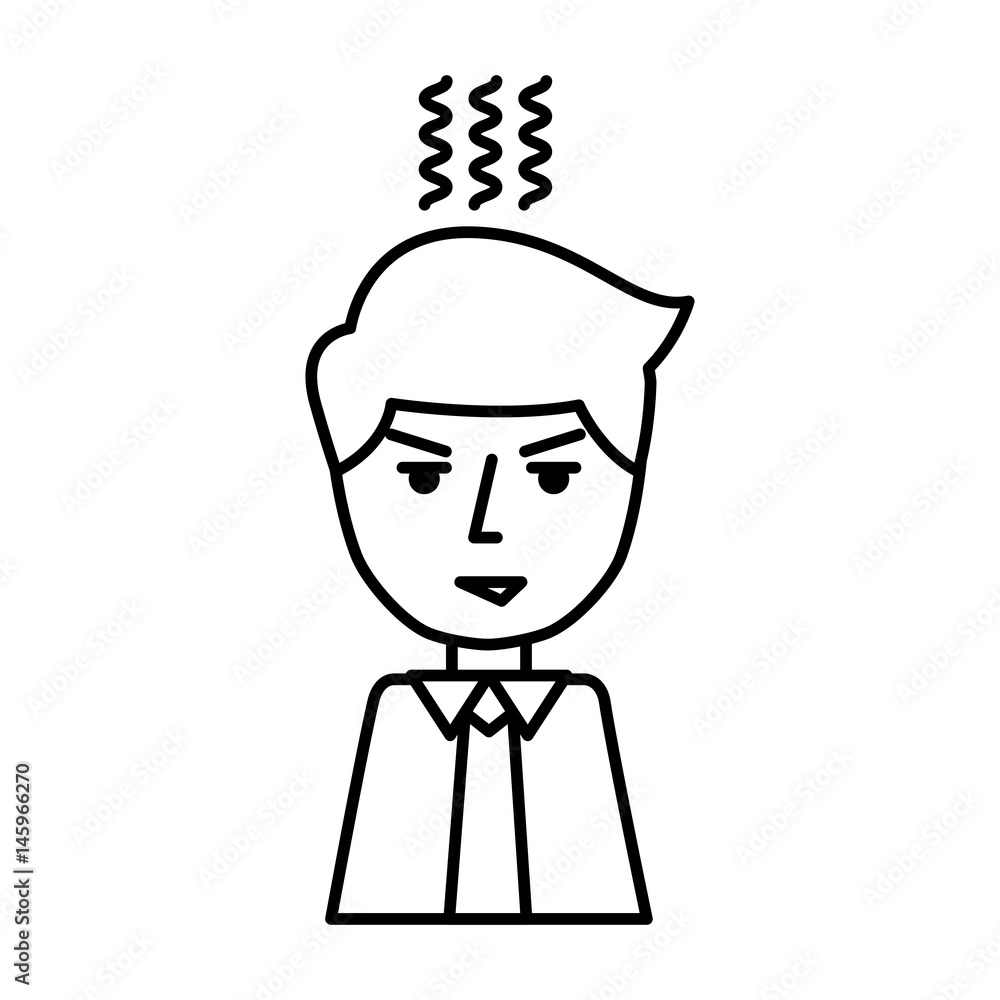 businessman expression avatar character vector illustration design businessman expression avatar character vector illustration design