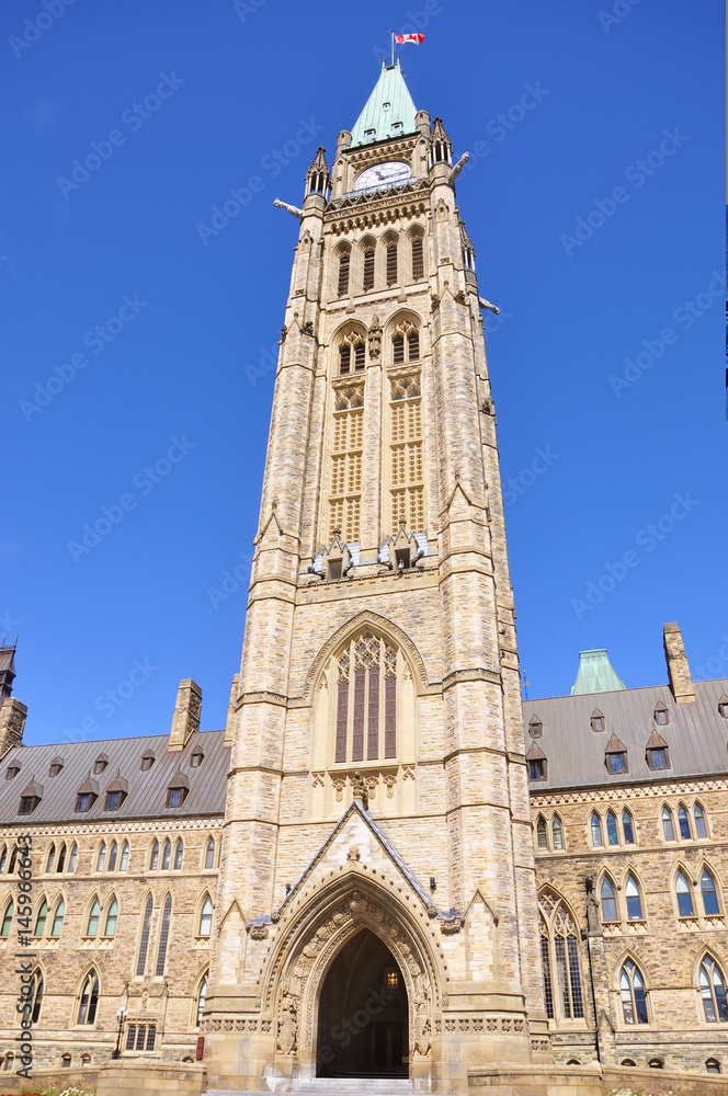 Canada Parliament Buildings in summer, Ottawa, Canada
