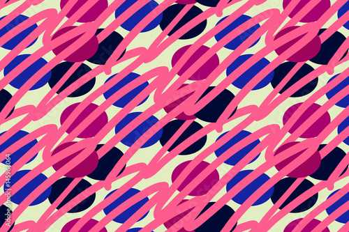 Pink purple dotted pattern which can used for wallpaper and packaging