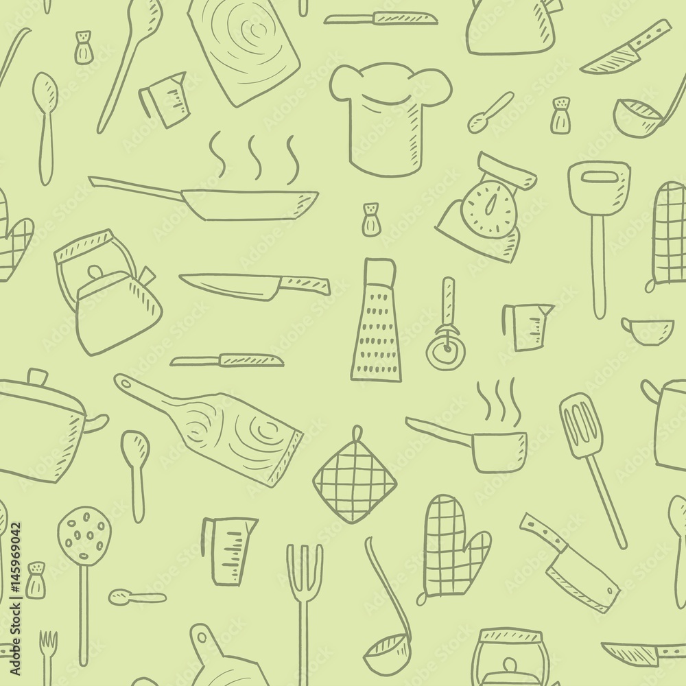 Kitchenware background Kitchenware background