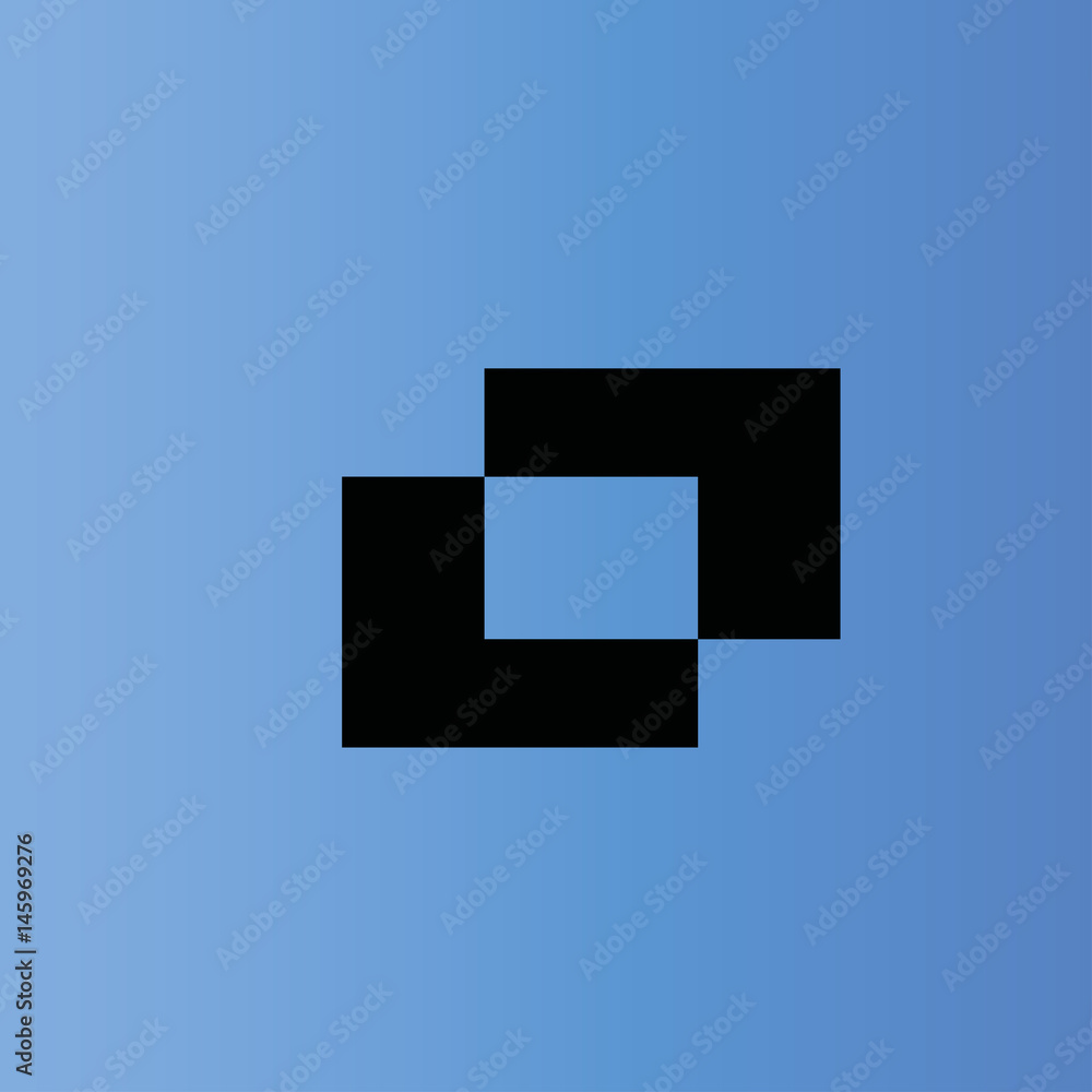 squares icon. flat design squares icon. flat design