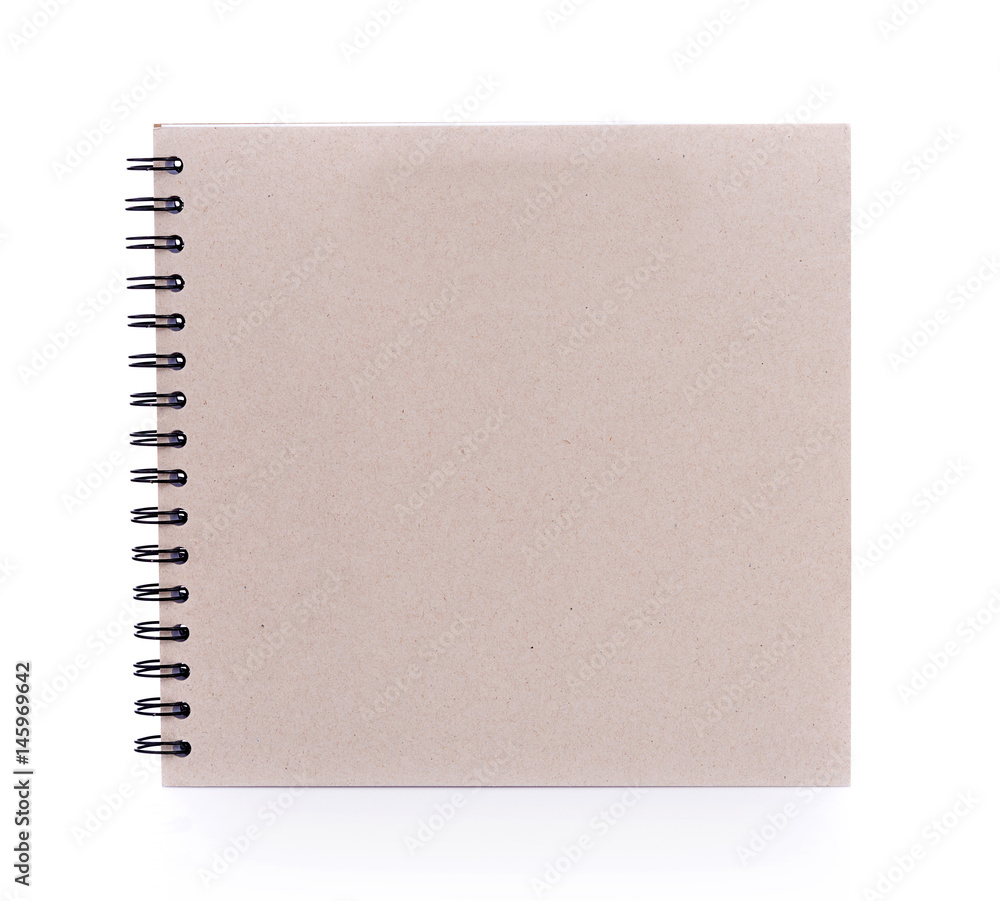 blank realistic spiral notebook isolated on white background blank realistic spiral notebook isolated on white background