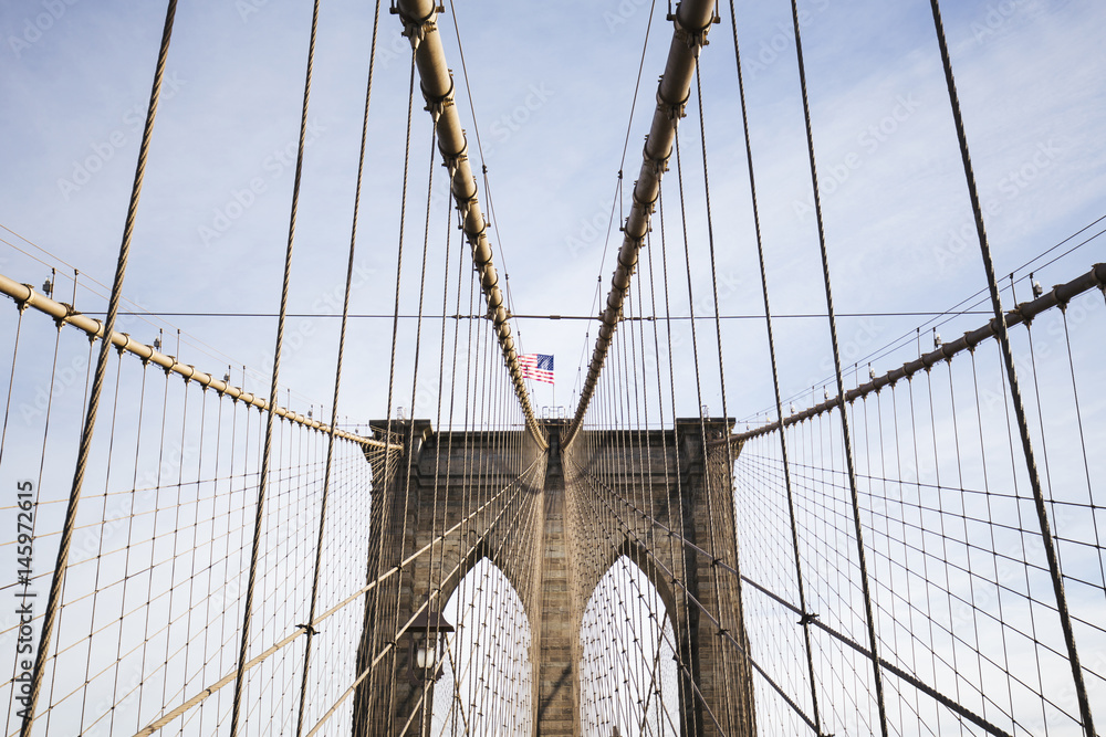 Obraz premium Brooklyn bridge, in New York.