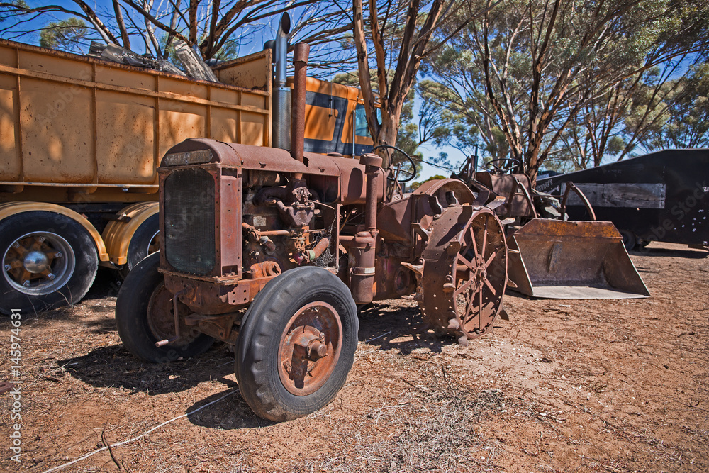 Obraz premium alter Traktor