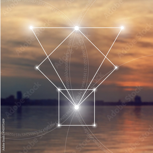Sacred geometry. Mathematics, nature, and spirituality in nature. The formula of nature. There is no beginning and no end of the Universe, and no beginning and no end of the Life and the Bliss.