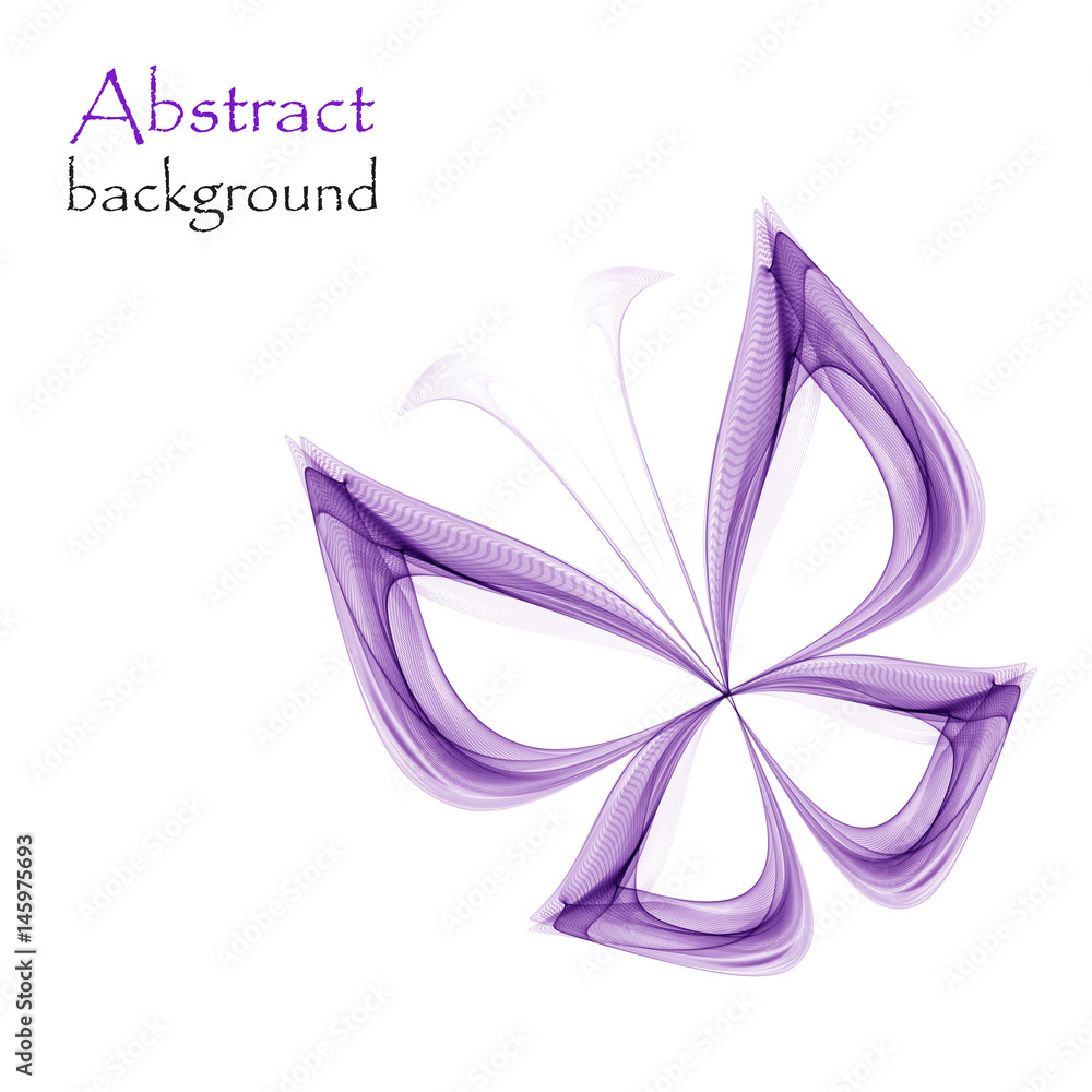 Abstract background with purple butterfly Abstract background with purple butterfly