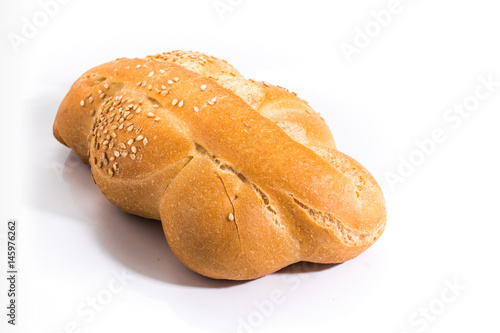 Mafalda, pane di grano duro tipico siciliano photo