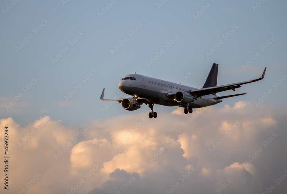 Airplane landing Airplane landing