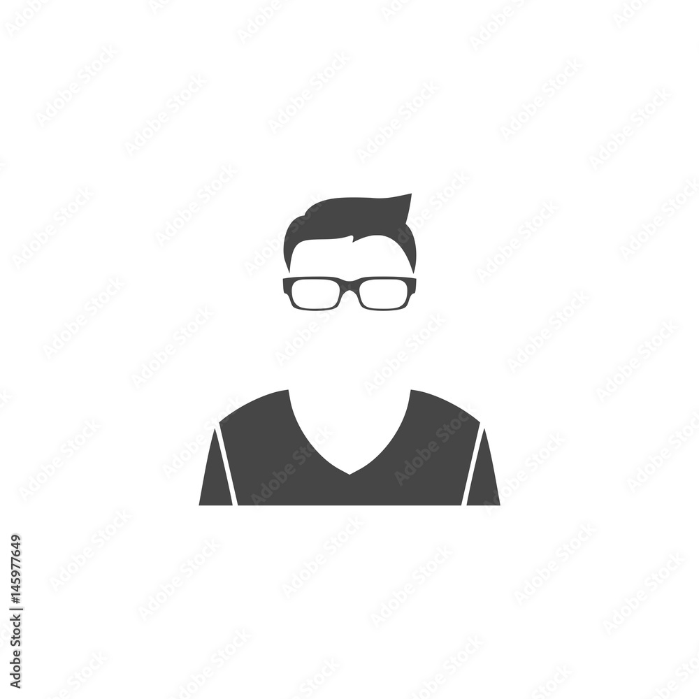 Man hipster style - Illustration