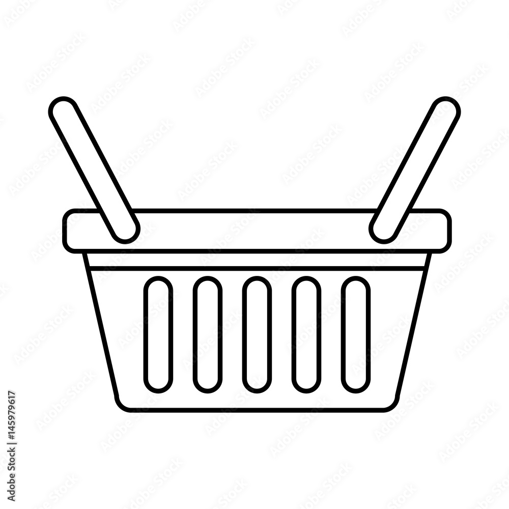 shopping basket isolated icon vector illustration design shopping basket isolated icon vector illustration design