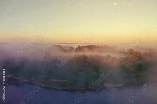 Bug river near Drohiczyn in Poland