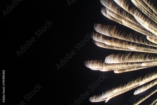 Fototapeta Fireworks in the night sky