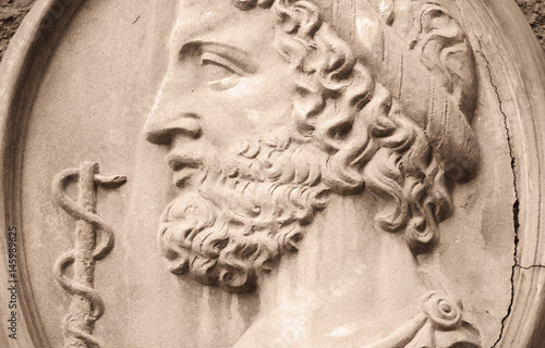 Greek God Asclepius photo