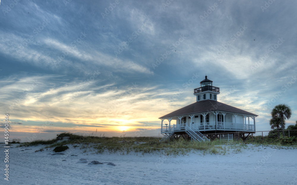 Boca Grande Lighthouse - Florida Sunset