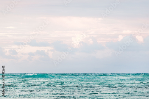 Ocean with cloud view