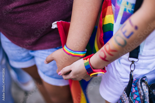 Handholding at Manila Pride photo