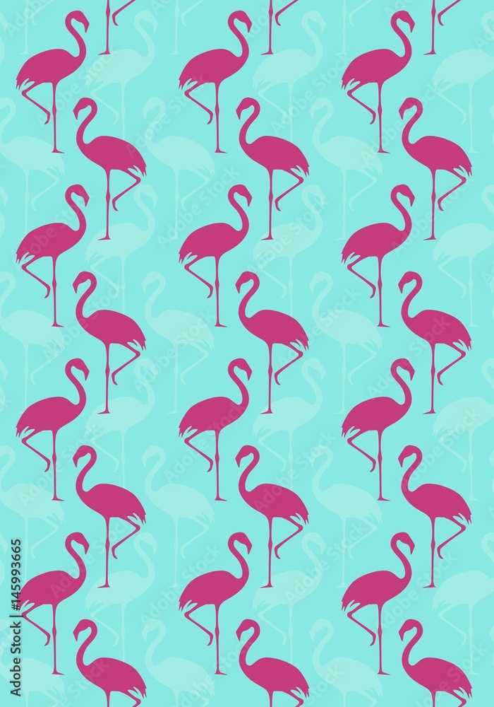 Flamingo pattern. Modern background Flamingo pattern. Modern background