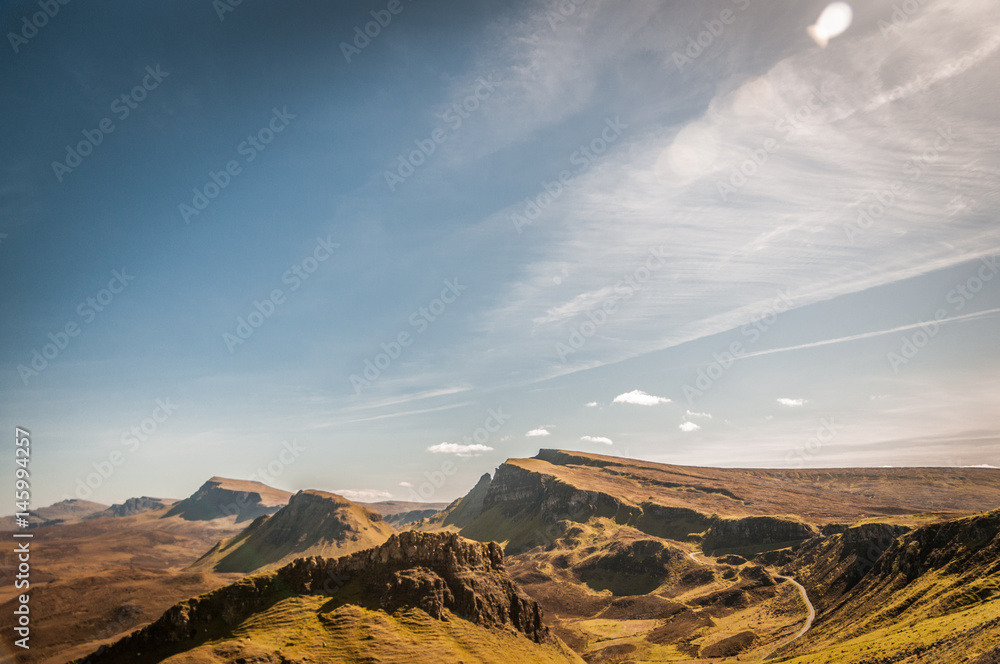 Obraz premium Hochplateaus auf der Isle of Skye
