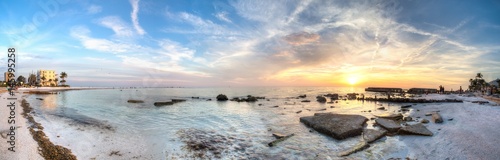 Sarasota Florida Panoramic Sunset - Siesta Key