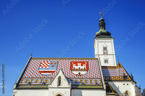 Michaelerkirche in der Altstadt von Zagreb photo