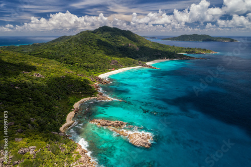Beautiful nature at the Seychelles photo