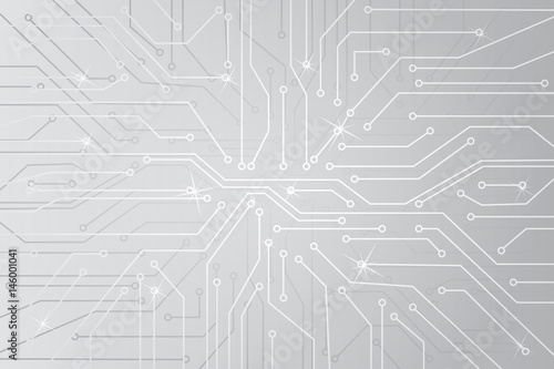 Vector micro chip, micro scheme elements design. Abstract technology, IT thematic background. Future technologies background 