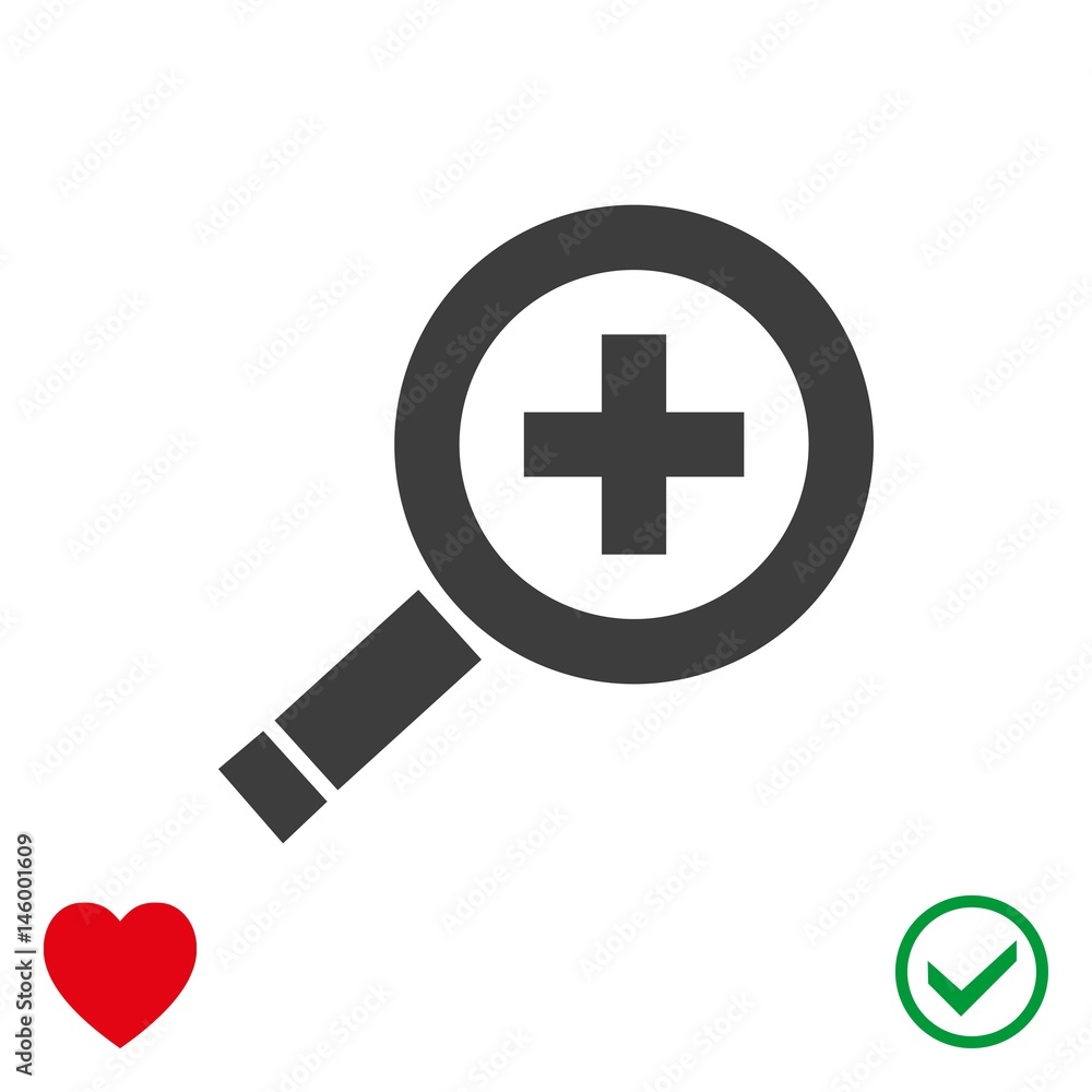 search icon stock vector illustration flat design search icon stock vector illustration flat design