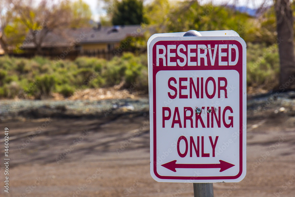 Senior Citizen Parking Sign