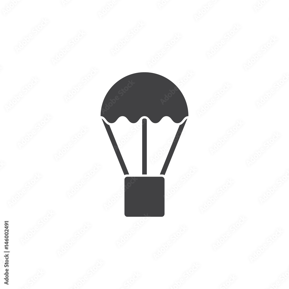 delivery service symbol. package with parachute icon vector, solid logo illustration. delivery service symbol. package with parachute icon vector, solid logo illustration.