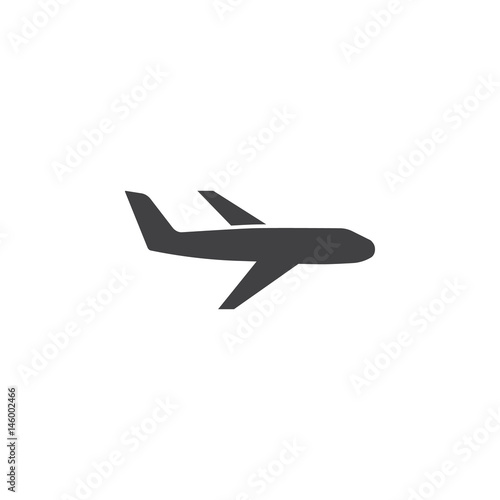Plane icon vector photo
