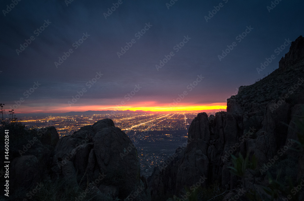 From the top of the Superstition Mtns