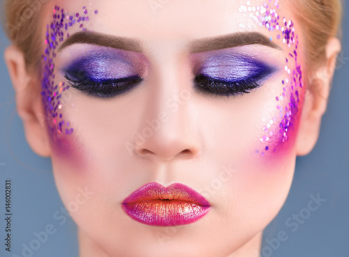 Beautiful young woman with ...