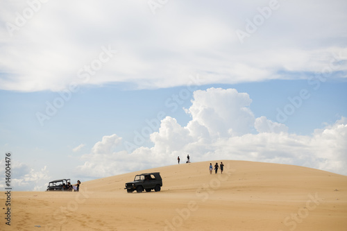 White Sand Dunes, Mui Ne, located in the south of Vietnam