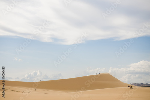 White Sand Dunes, Mui Ne, located in the south of Vietnam