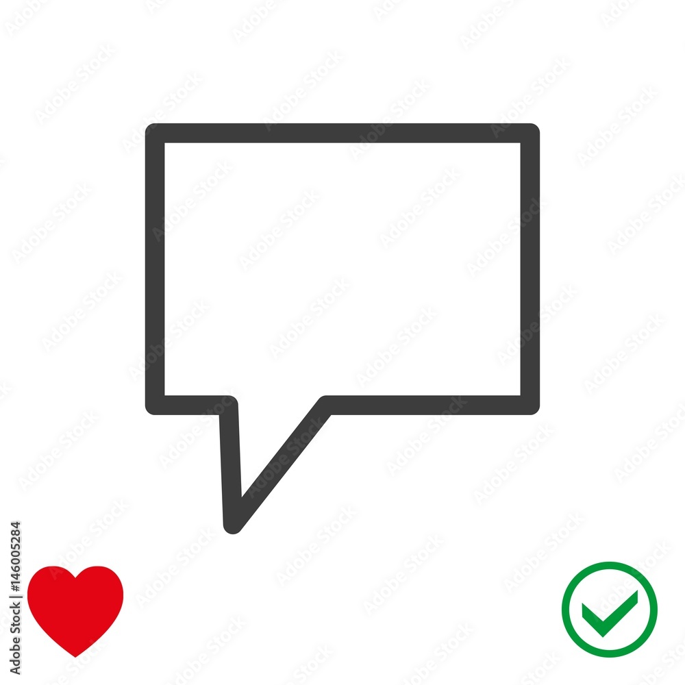 Speech Bubbles Icon. Chat pictogram icon stock vector illustration Speech Bubbles Icon. Chat pictogram icon stock vector illustration
