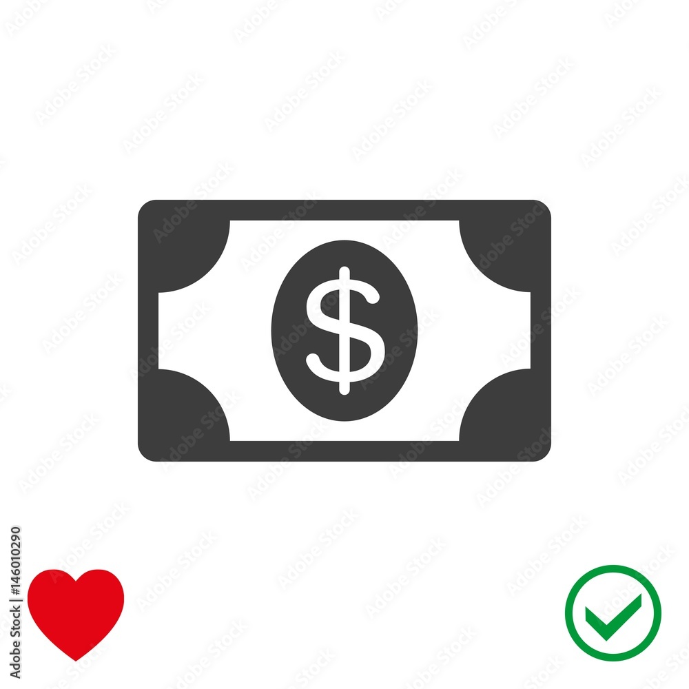dollar money icon stock vector illustration flat design dollar money icon stock vector illustration flat design