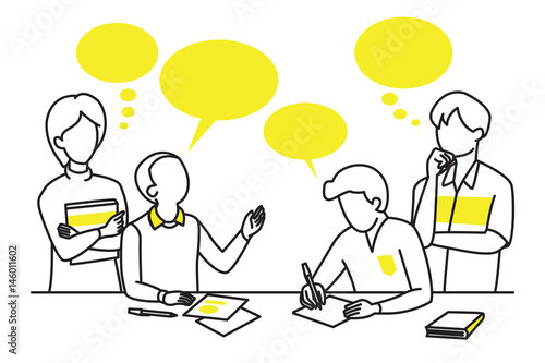 brainstorming student class