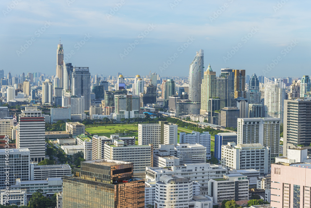 The beautiful Bangkok cityscape is capital of Thailand the most populous city of Thailand.