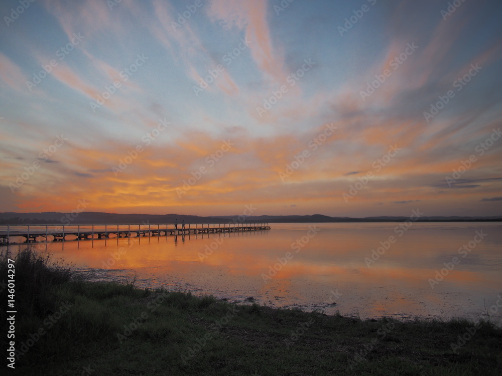 Fototapeta premium Jetty Sunset