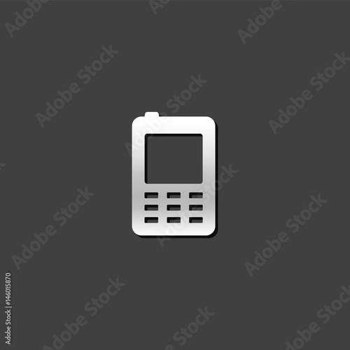 Metallic Icon - Cell Phone