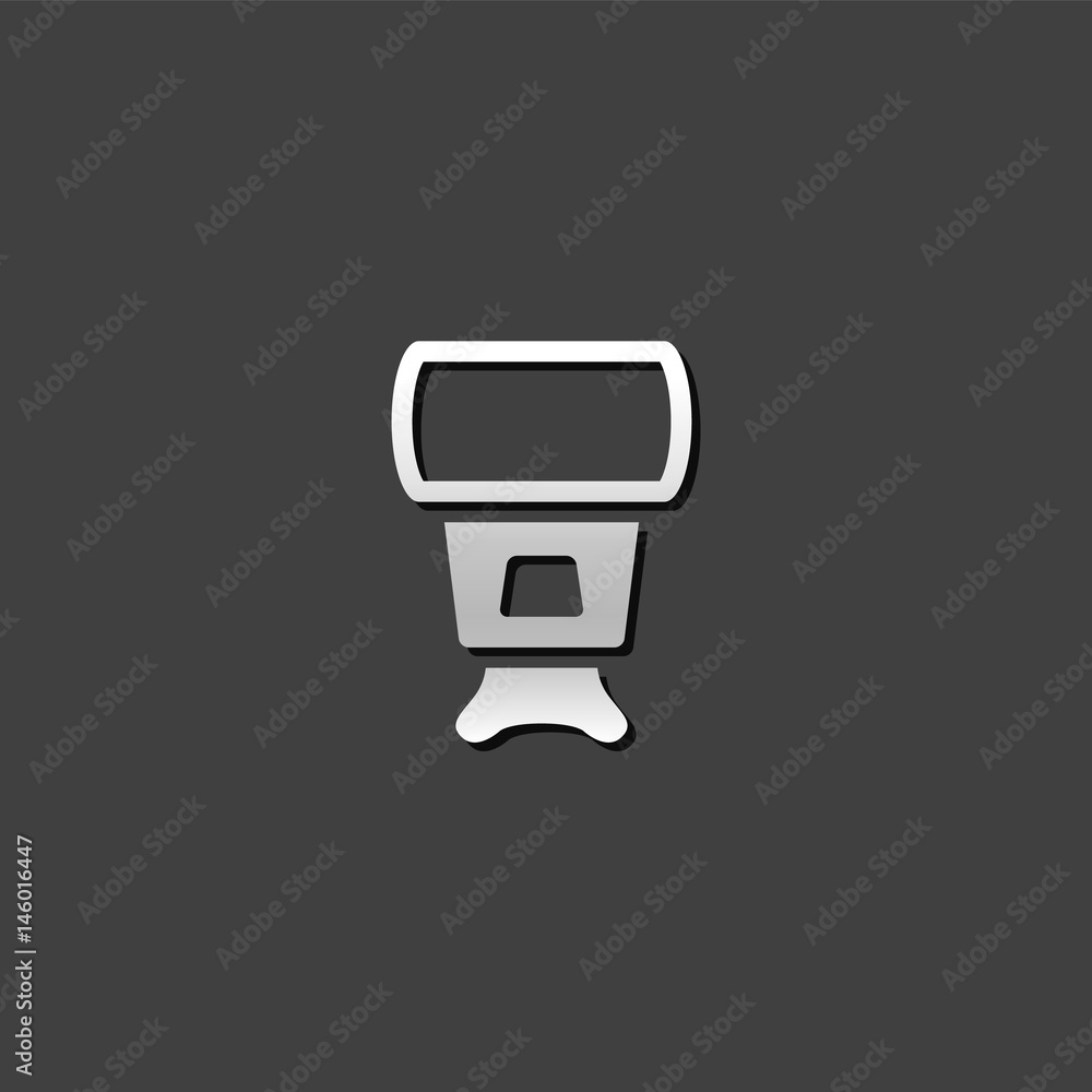 Metallic Icon - Camera flash Metallic Icon - Camera flash