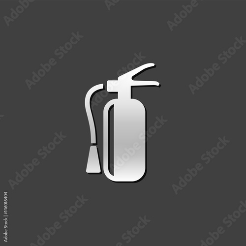 Metallic Icon - Fire extinguisher