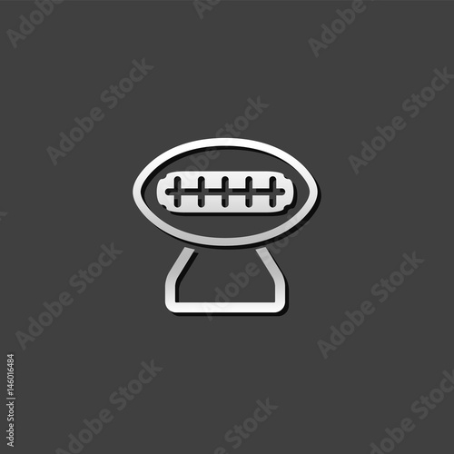 Metallic Icon - American footbal trophy