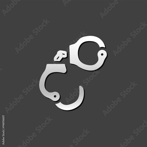 Metallic Icon - Handcuff