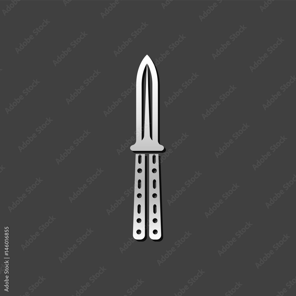 Metallic Icon - Knife Metallic Icon - Knife