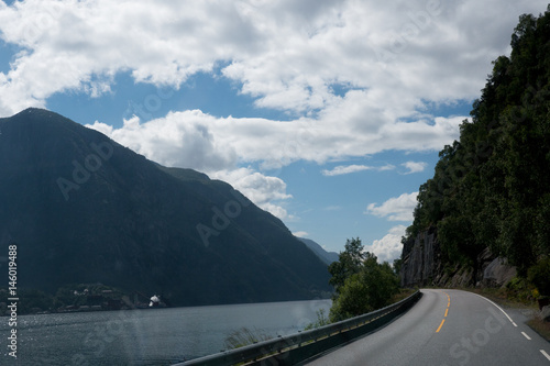 Norway Road and fjord